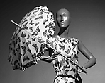 Parasol, Schiaparelli (French, founded 1927), cotton, wood, French